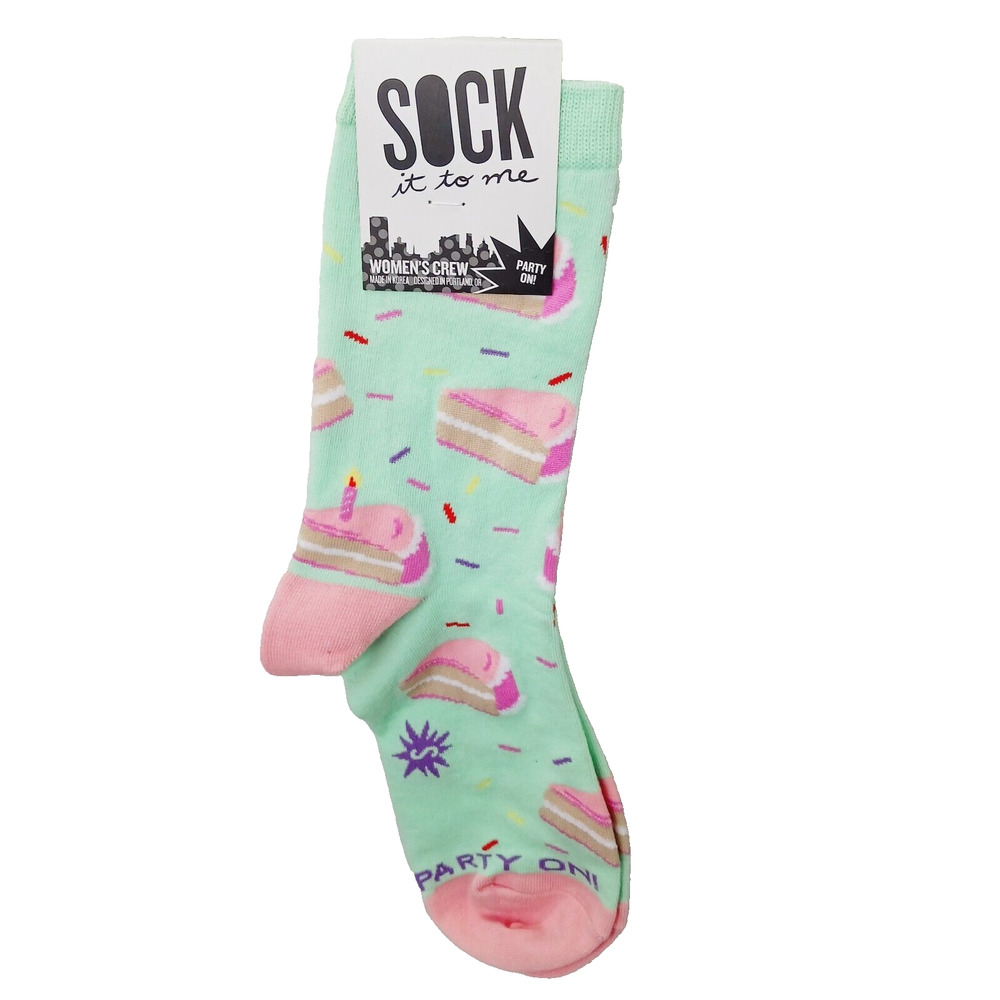 Sock It To Me Crew Women Boy Birthday Cake Party Candle Icing Sprinkle NWT NEW